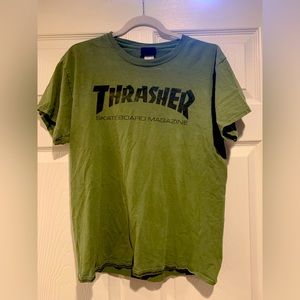 Thrasher Skateboard green men’s medium shirt